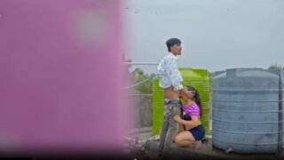 Terrace lo pakka flat aunty tho blue film