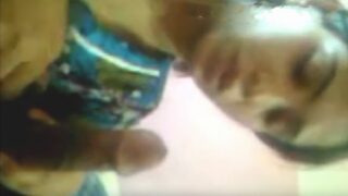 Beautiful andhra wife pooja in nighty blowjob to lover