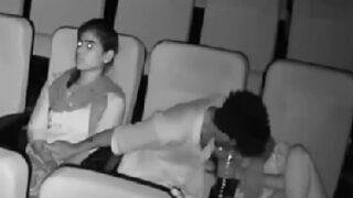 Kurnool telugu guy sex with friend and lover in theatre