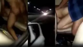 Vizag highway lo husband wife car backseat lo sex